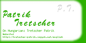 patrik tretscher business card